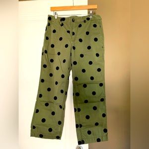 J. Crew Polkadot Chino 10P EUC
